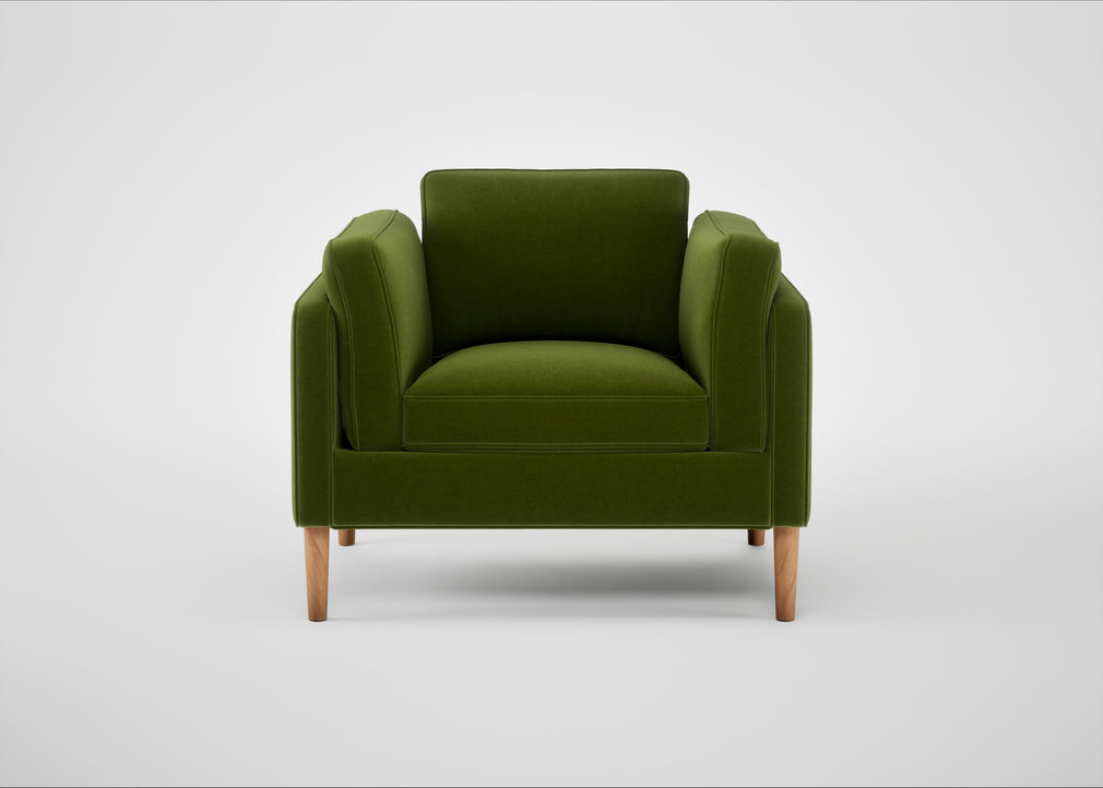 Sonno Armchair Nobilis Velvet Leaf / Natural