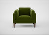 Sonno Armchair Nobilis Velvet Leaf / Walnut
