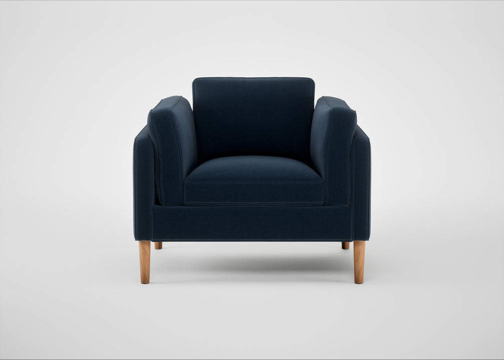 Sonno Armchair Nobilis Velvet Night / Natural