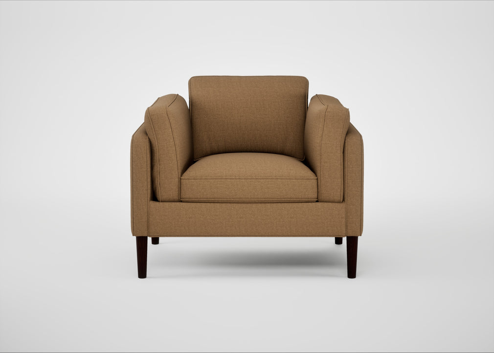 Sonno Armchair Siena Cotton Clay / Wenge Black