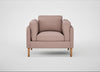 Sonno Armchair Siena Cotton Dusky Pink / Natural