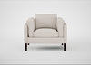 Sonno Armchair Siena Cotton Natural / Wenge Black