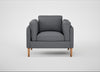 Sonno Armchair Siena Cotton Shale Grey / Natural