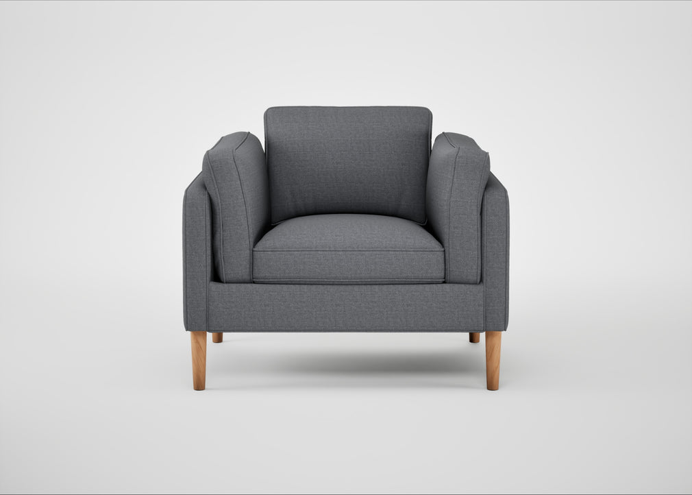 Sonno Armchair Siena Cotton Shale Grey / Natural