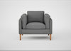 Sonno Armchair St Moritz Wool Light Grey / Natural