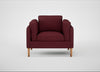 Sonno Armchair St Moritz Wool Red / Natural
