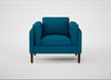 Sonno Armchair St Moritz Wool Teal / Walnut