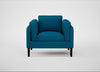 Sonno Armchair St Moritz Wool Teal / Wenge Black