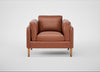 Sonno Armchair Leather Stonewash Light Brown 274 / Natural