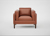 Sonno Armchair Leather Stonewash Light Brown 274 / Walnut