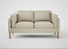 Sonno 2 Seater Sofa Leather Grain Storm 006 / Natural