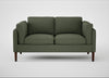 Sonno 2 Seater Sofa Loop Boucle Forest / Walnut