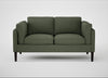Sonno 2 Seater Sofa Loop Boucle Forest / Wenge Black