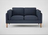Sonno 2 Seater Sofa Loop Boucle Navy / Natural