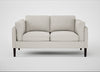 Sonno 2 Seater Sofa Loop Boucle Polar / Wenge Black