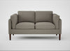 Sonno 2 Seater Sofa Loop Boucle Taupe / Walnut