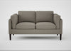 Sonno 2 Seater Sofa Loop Boucle Taupe / Wenge Black