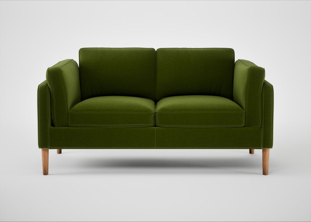 Sonno 2 Seater Sofa Nobilis Velvet Leaf / Natural