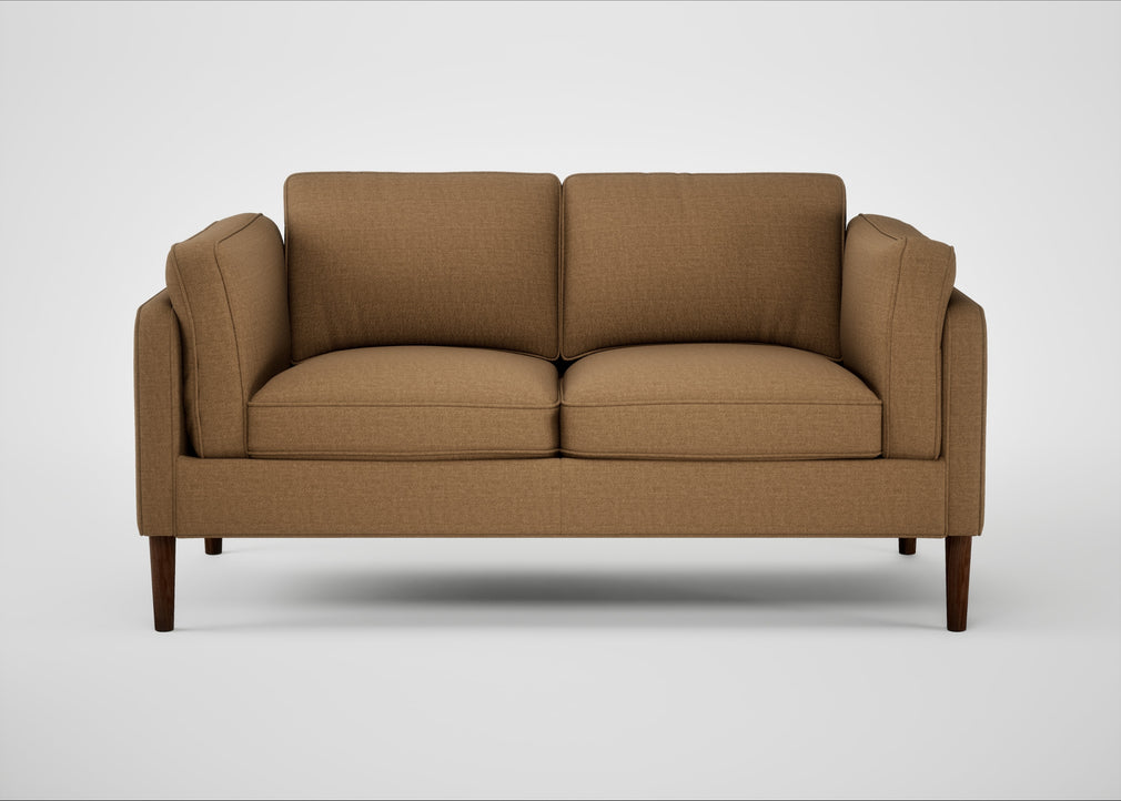 Sonno 2 Seater Sofa Siena Cotton Clay / Walnut