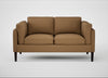 Sonno 2 Seater Sofa Siena Cotton Clay / Wenge Black