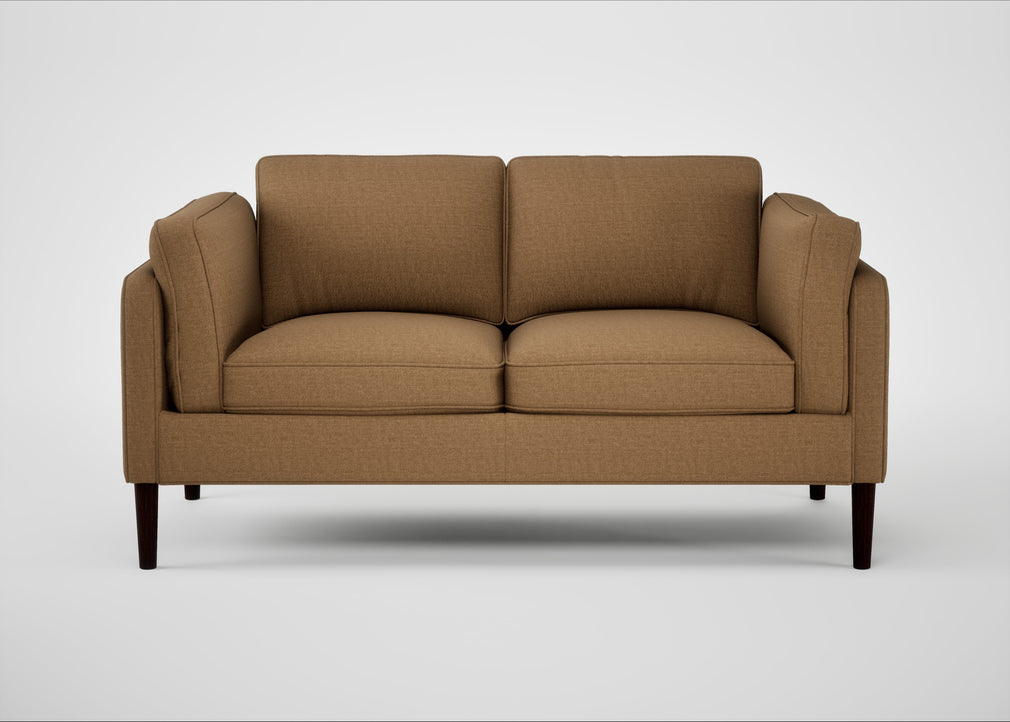 Sonno 2 Seater Sofa Siena Cotton Clay / Wenge Black