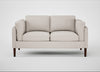 Sonno 2 Seater Sofa Siena Cotton Natural / Walnut
