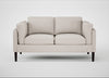Sonno 2 Seater Sofa Siena Cotton Natural / Wenge Black