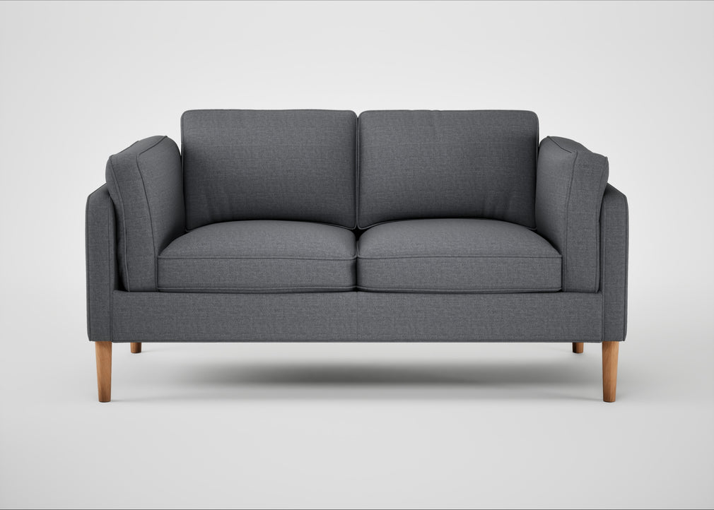 Sonno 2 Seater Sofa Siena Cotton Shale Grey / Natural