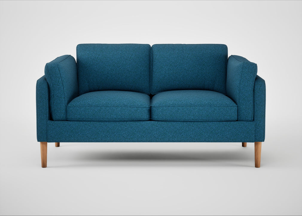 Sonno 2 Seater Sofa St Moritz Wool Blue / Natural
