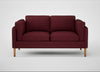 Sonno 2 Seater Sofa St Moritz Wool Red / Natural