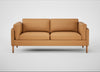 Sonno 3 Seater Sofa Daino Leather Parchment / Natural