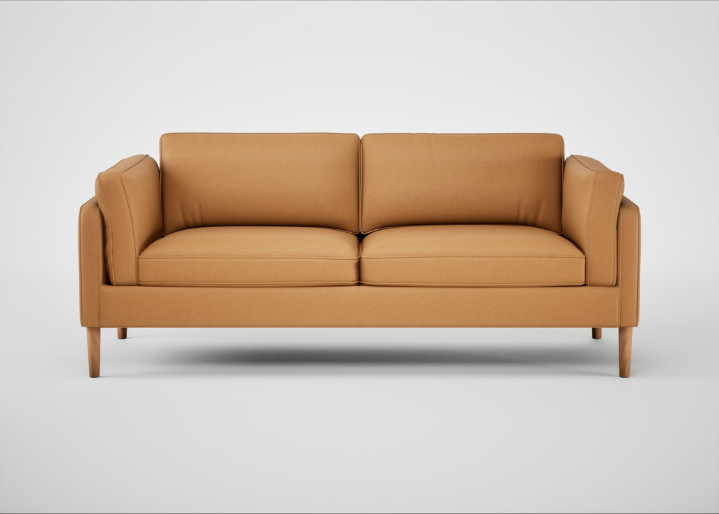 Sonno 3 Seater Sofa Daino Leather Parchment / Natural