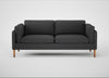 Sonno 3 Seater Sofa St Moritz Wool Grey / Natural