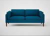 Sonno 3 Seater Sofa St Moritz Wool Teal / Walnut