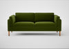 Sonno 3 Seater Sofa Nobilis Velvet Leaf / Natural
