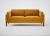Sonno 3 Seater Sofa Nobilis Velvet Mustard / Walnut
