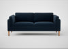 Sonno 3 Seater Sofa Nobilis Velvet Night / Natural