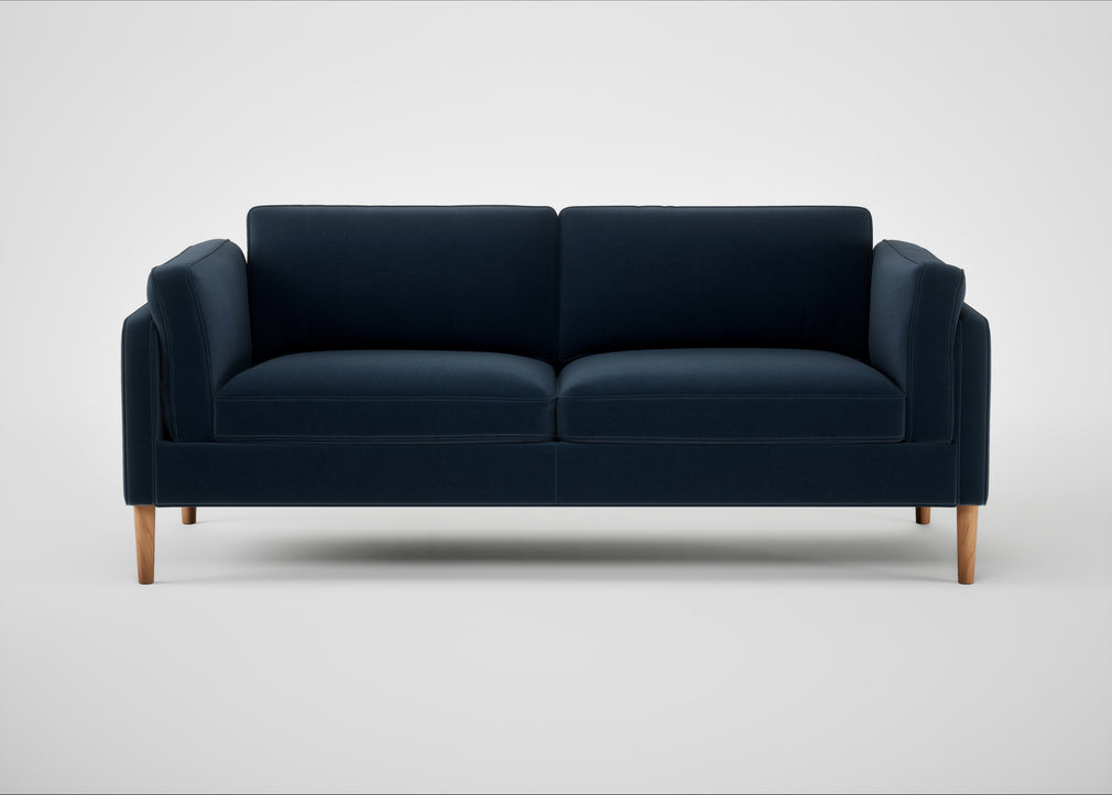 Sonno 3 Seater Sofa Nobilis Velvet Night / Natural