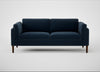 Sonno 3 Seater Sofa Nobilis Velvet Night / Walnut