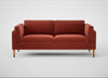 Sonno 3 Seater Sofa Nobilis Velvet Rust / Natural