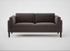 Sonno 3 Seater Sofa Nobilis Velvet Sable / Wenge Black