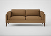 Sonno 3 Seater Sofa Siena Cotton Clay / Walnut