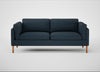 Sonno 3 Seater Sofa Siena Cotton Deep Sea / Natural