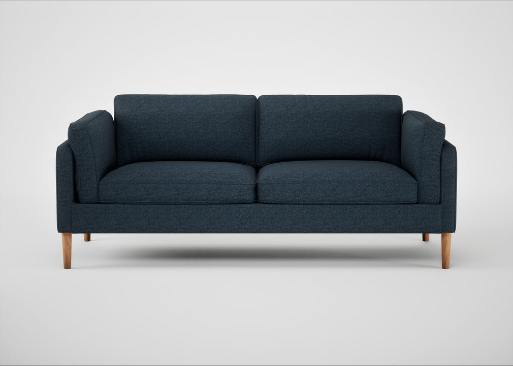 Sonno 3 Seater Sofa Siena Cotton Deep Sea / Natural