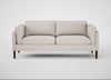 Sonno 3 Seater Sofa Siena Cotton Natural / Walnut