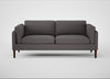 Sonno 3 Seater Sofa Loop Boucle Granite / Walnut
