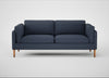 Sonno 3 Seater Sofa Loop Boucle Navy / Natural