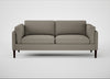 Sonno 3 Seater Sofa Loop Boucle Taupe / Wenge Black