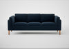 Sonno 4 Seater Sofa Nobilis Velvet Night / Natural
