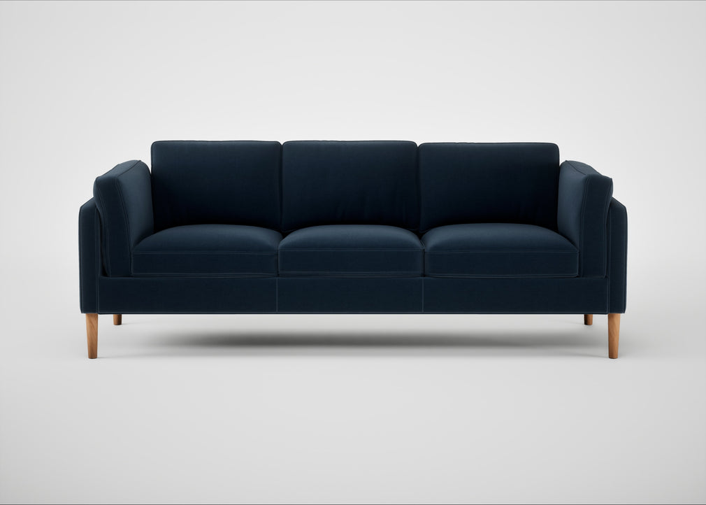 Sonno 4 Seater Sofa Nobilis Velvet Night / Natural